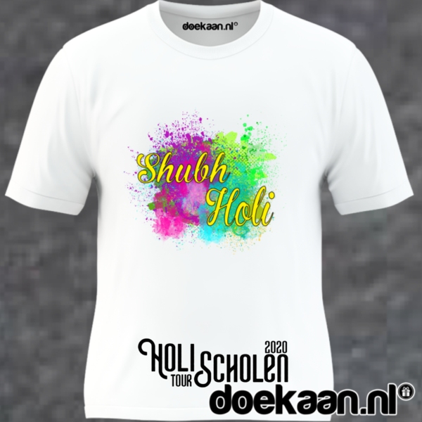 Holi T-Shirt (Sponsoring scholen tour)