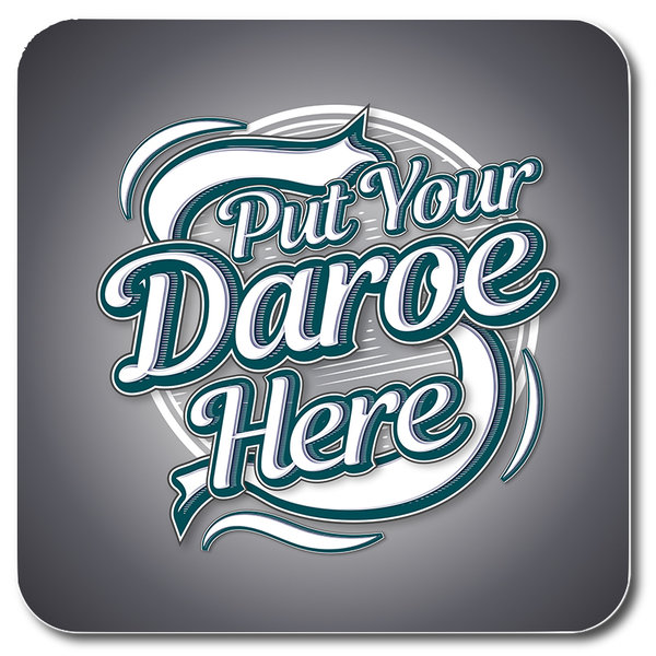 'Put your Daroe here' set 4 stuks - Onderzetter
